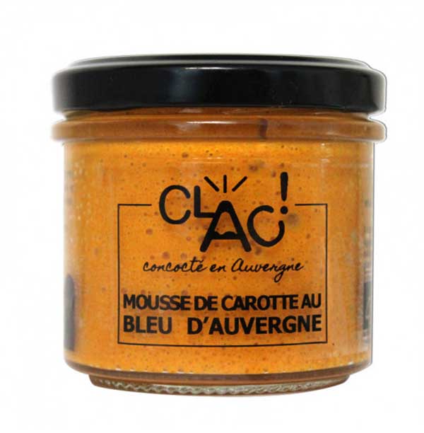 Mousse de carottes au Bleu d'Auvergne